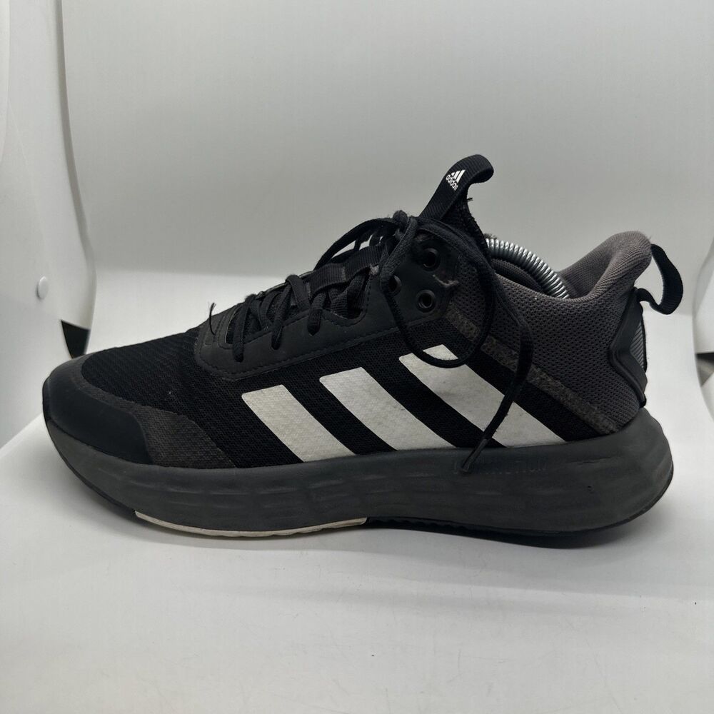 Adidas Own The Game Black White Mens Size 9 - Picture 11 of 14